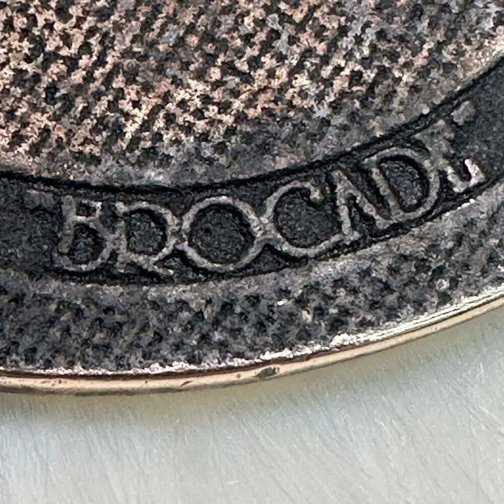 Vintage 1978 Tech Ether Guild Brocade Belt Buckle